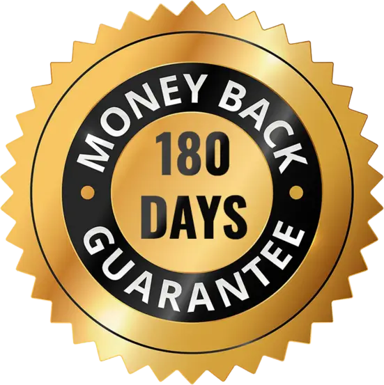 Cardioflush 60-day money-back guarantee badge